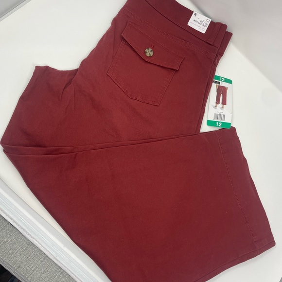 Gloria Vanderbilt Women's High Rise Jeans - Red - Picture 6 of 8